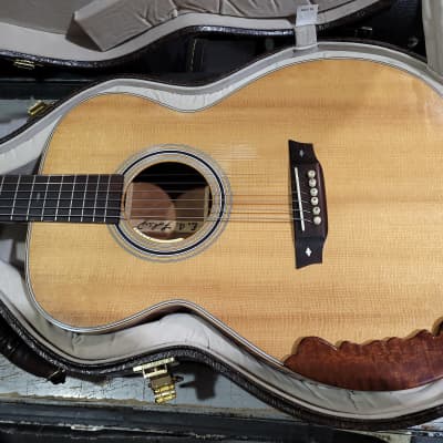 E A Foley OM Custom Adirondak Red Spruce Top Acoustic Guitar image 2
