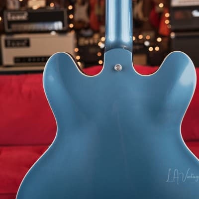 Josh Williams 'Mockingbird' JWG273 Semi-Hollowbody Electric Guitar-Pelham Blue Finish & Bloombucker Pickups! image 9