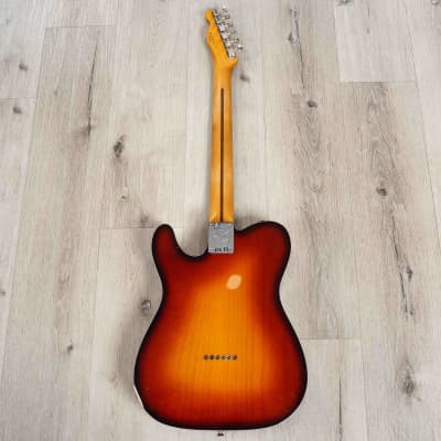 Fender Jason Isbell Custom Telecaster Guitar, Rosewood, 3-Color Chocolate Burst image 6