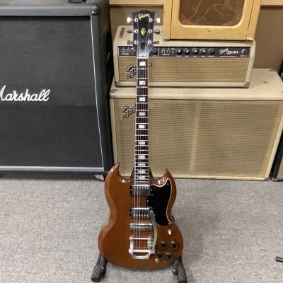 1973 Gibson SG Standard Walnut Bigsby image 2