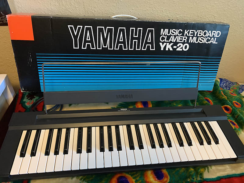 Yamaha  YK-20 1985 Black CX5M Keyboard MSX Computer image 1