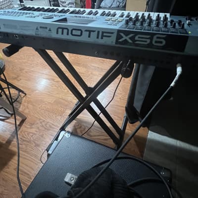 Yamaha Motif XS 6 Production Synthesizer 2000s - Gray