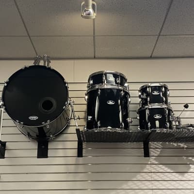 Pearl Roadshow Jet Black Drum Set With Hardware(5 Piece) (Philadelphia, PA)