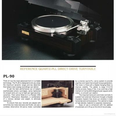 Pioneer PL-90 (PL-7L) Elite Reference Turntable - Rare & AWESOME 🎶 See Demo 📹 image 11