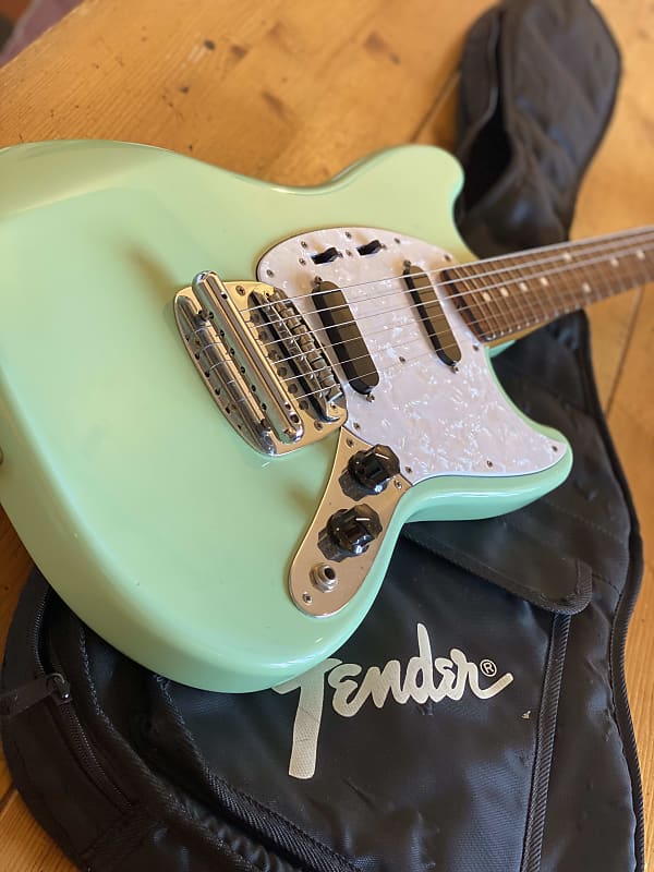 【希少】78年製 Fender USA Mustang 1978 Fender Mustang Olympic White w/ Original Case - Offset