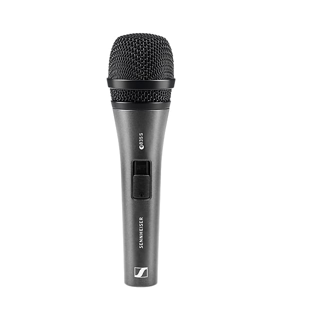Sennheiser e 835-S Cardioid Dynamic Handheld Microphone with Switch image 1