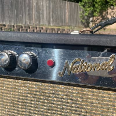 1963 National Val-verb 1260 Amp (valco) with dearmond tremolo control image 5
