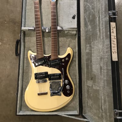 Mosrite Joe Maphis Mark XVIIII Double Neck 1968 White image 17
