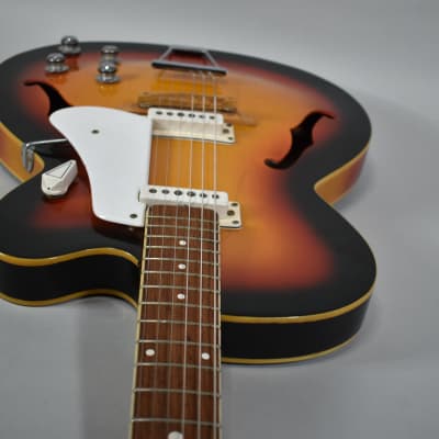 1960s Eko Lark II Sunburst Finish Electric Guitar image 6