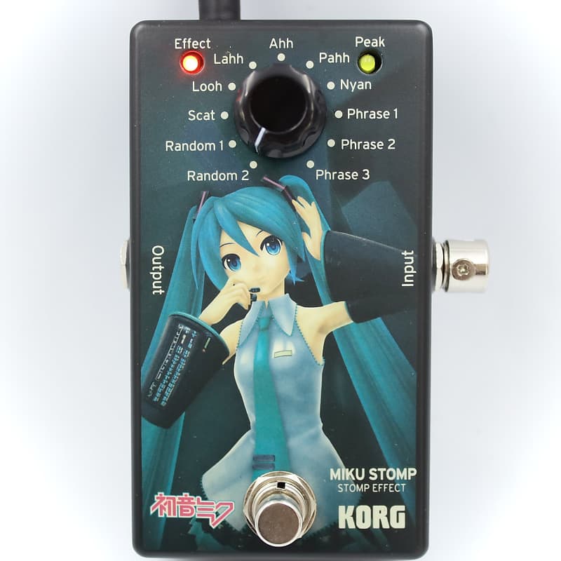 レア！【綺麗！】初音ミク エフェクター MIKU STOMP KORG - エフェクター