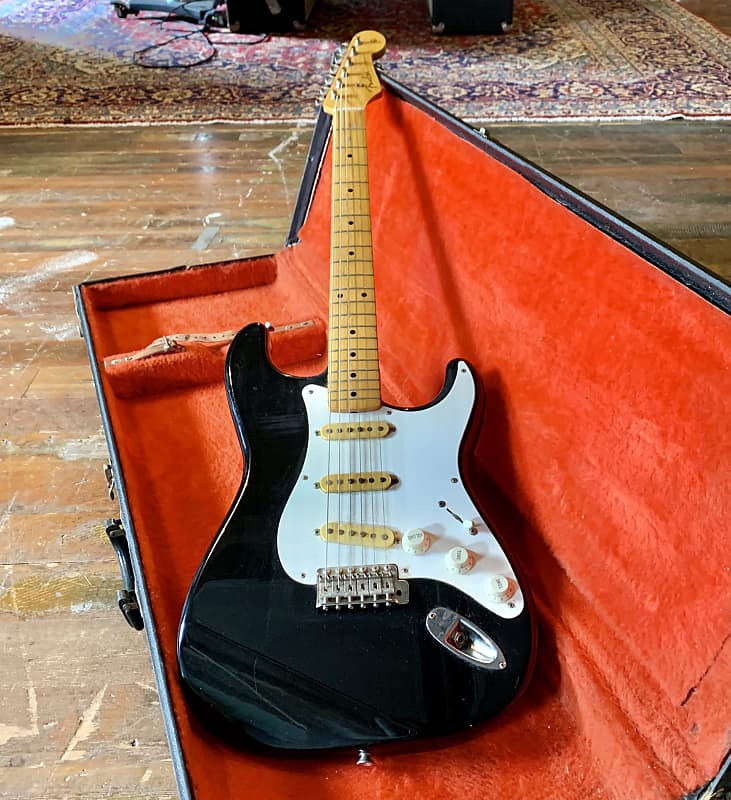 Fender E serial Stratocaster c 1980's Blackie original