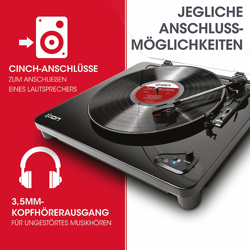 ION AIR LP Wood platine vinyle USB Bluetooth