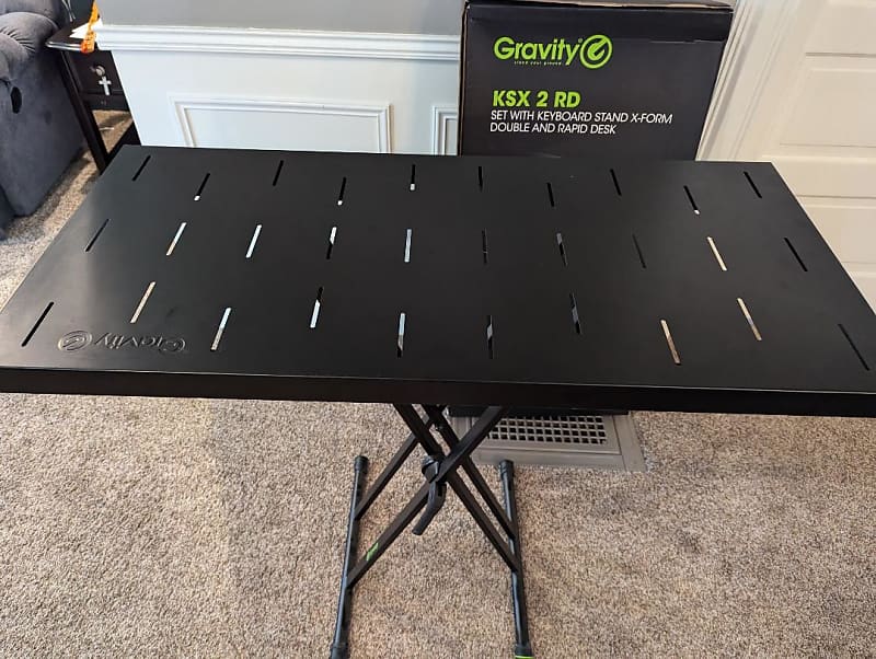 Gravity KSX 2 RD Rapid Desk DJ Controller Keyboard Table | Reverb