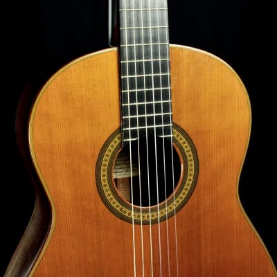 Yamaha GC-7S Handmade Concert Classical Guitar 1976 Signed by Harada, Solid Cedar, IRW image 2