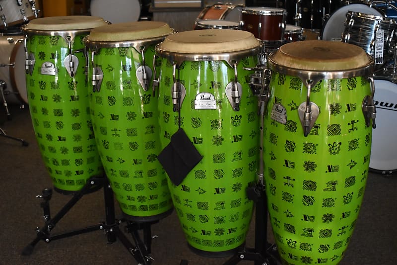 Pearl Richie Flores Signature Congas 12.25, 11.5 (2), 9.25 Set