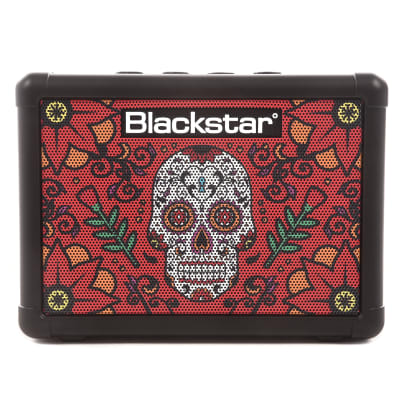 Blackstar Fly 3 Sugar Skull Limited Edition 2-Channel 3-Watt 1x3" Portable Guitar Amp