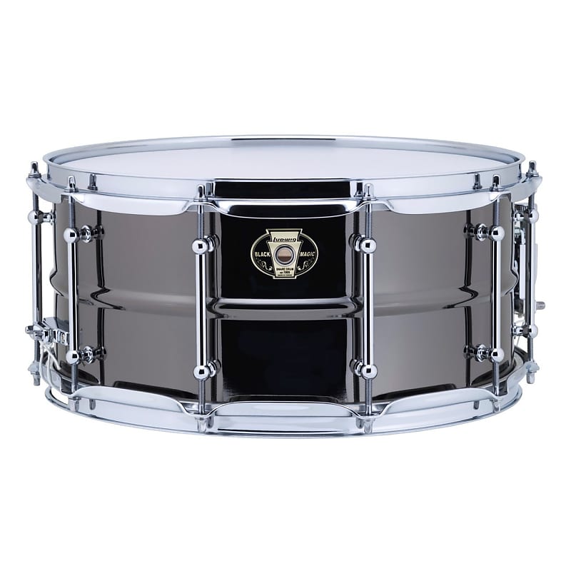 Ludwig LW6514C Black Magic 6.5x14" Brass Snare Drum with Chrome Hardware image 1