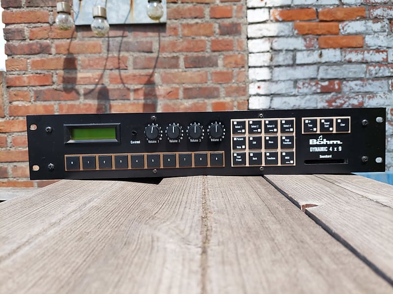 B hm dynamic 4 x 9 36 voice fm monster synth with bbd s reverb
