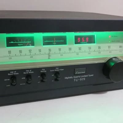 SANSUI TU-919 STEREO TUNER WORKS PERFECT SERVICED ALIGNMENT FULL RECAP +LED image 2