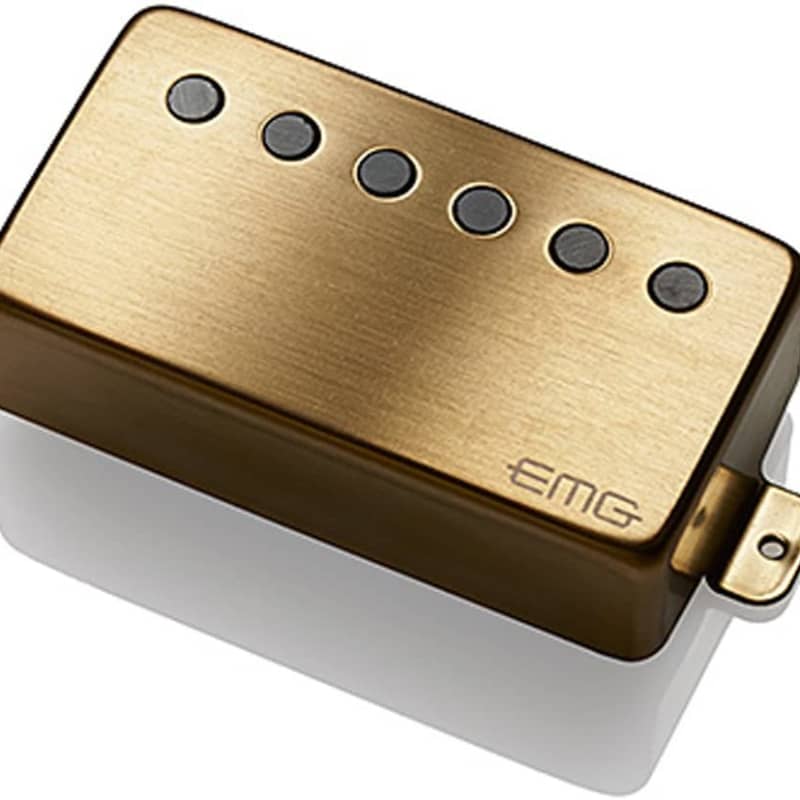 EMG 57/66 Active Pickups Set - Brushed Gold | Reverb