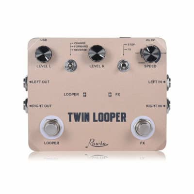 ROWIN LTL-02 Twin Looper and Recording Guitar Effect Pedal image 5