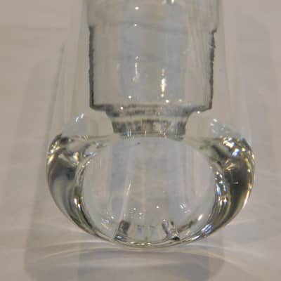 The Rock Slide GRS-XLC  Rock Glass Guitar Slide Size Extra Large  Ring Size 12-14 Clear image 2