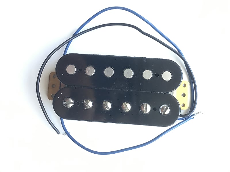 Fender Twin Head Vintage Humbucker Bridge TH-VT B - Black Top & Parchment  Bottom - Made in America, Rare & Killer Tone