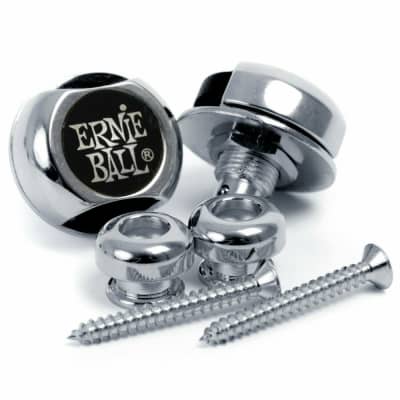 Ernie Ball Super Lock Strap Locks - Set of 2 4600 Nickel