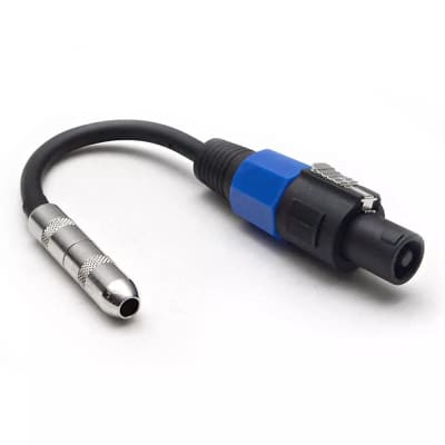 4 Pack Of 1/4" Ts Female To Speakon Adapter Cables image 2