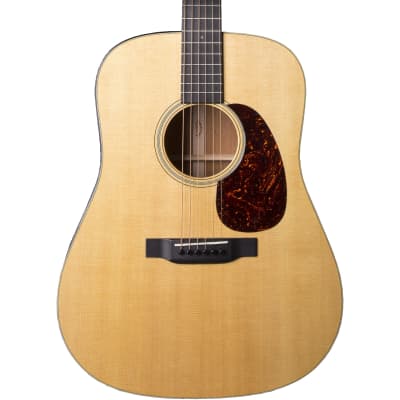 Martin D-18 Standard Series Dreadnought Acoustic Guitar, Natural with Case image 1