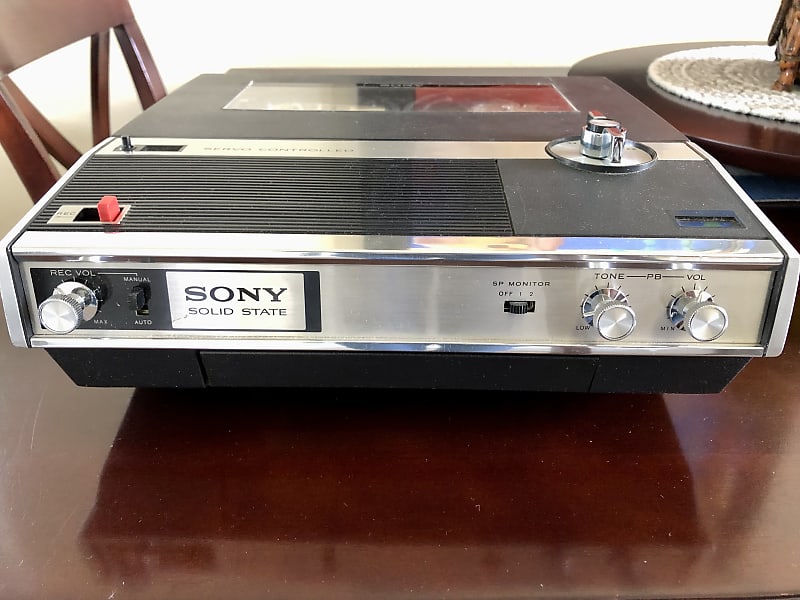 Sony TC-366 Open Reel Tape Recorder w/Cover, Untested, for PARTS/REPAIR