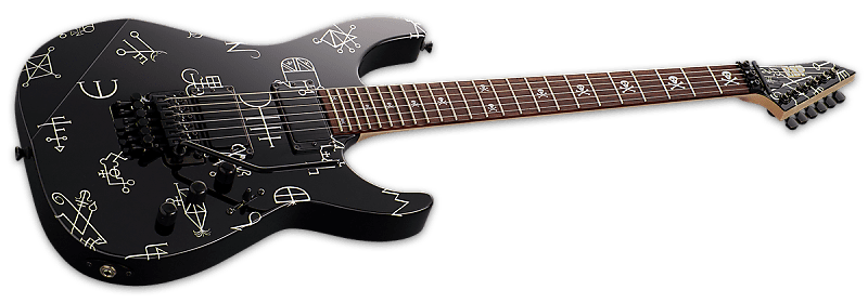 ESP Kirk Hammett Demonology Left Handed with ESP case image 1