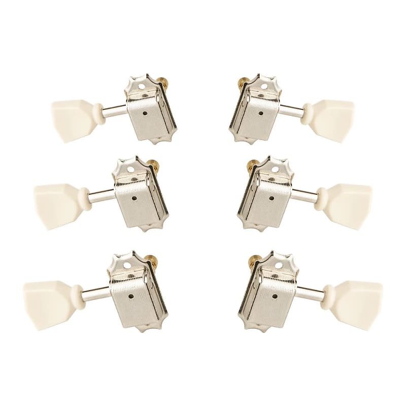 PRS Paul Reed Smith Vintage Style Tuning Machines for McCarty, Set of 6, Nickel image 1