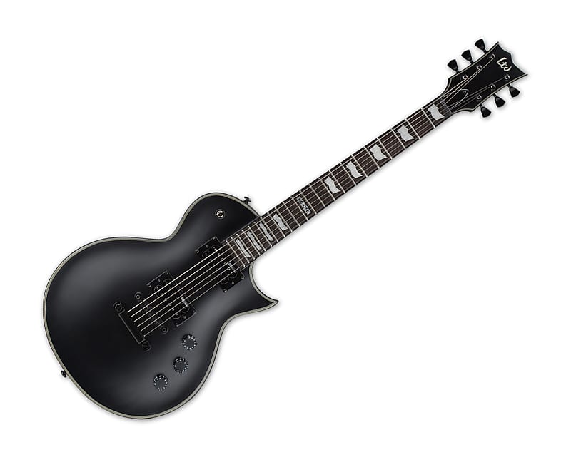 ESP LTD EC-256 6-String Electric Guitar - Black Satin image 1
