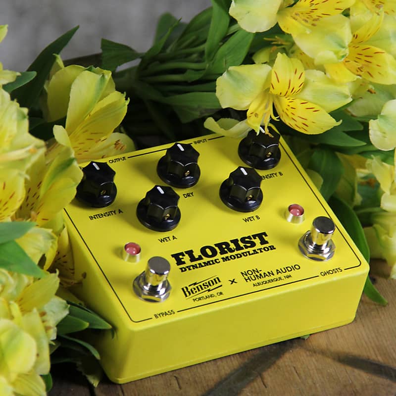 Benson Florist Dynamic Modulator Yellow Colorwave Effects Pedal