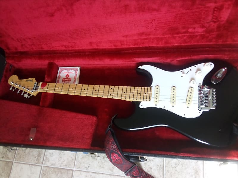 Fender Stratocaster  1986 Black MiJ image 1