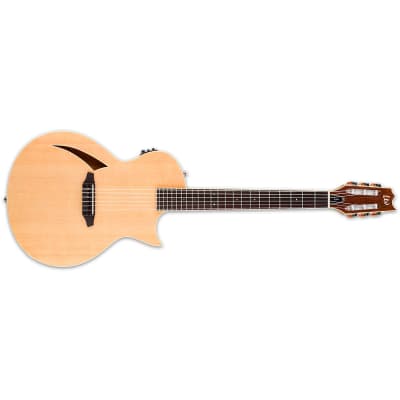 ESP LTD TL-6N Natural Thinline Nylon-String Acoustic-Electric Guitar  TL-6 N - Brand New! image 1