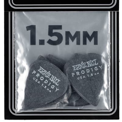 ERNIE BALL 9199 Prodigy Standard Pick Pack 1,50mm Plektren (6Stück), schwarz image 2