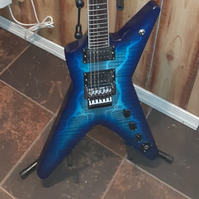 Dean Baby ML Dimebag Lightning Bolt Dime Bag Darrell Blue