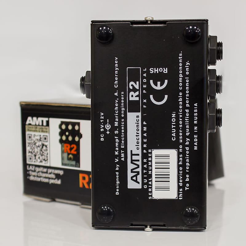 AMT R2 — 2 channels guitar preamp/distortion pedal (Mesa