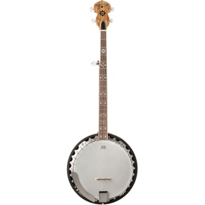 Oscar Schmidt OB5SP 5-String Resonator Banjo, Spalted Maple image 1
