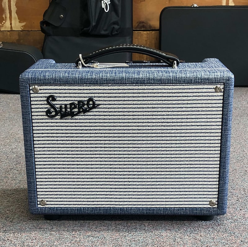 Supro 1605r reverb 5w clearance 1x8 tube guitar combo amp