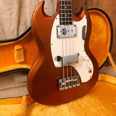 Gibson Melody Maker Bass 1968 - Sparkling Burgundy Metallic image 7