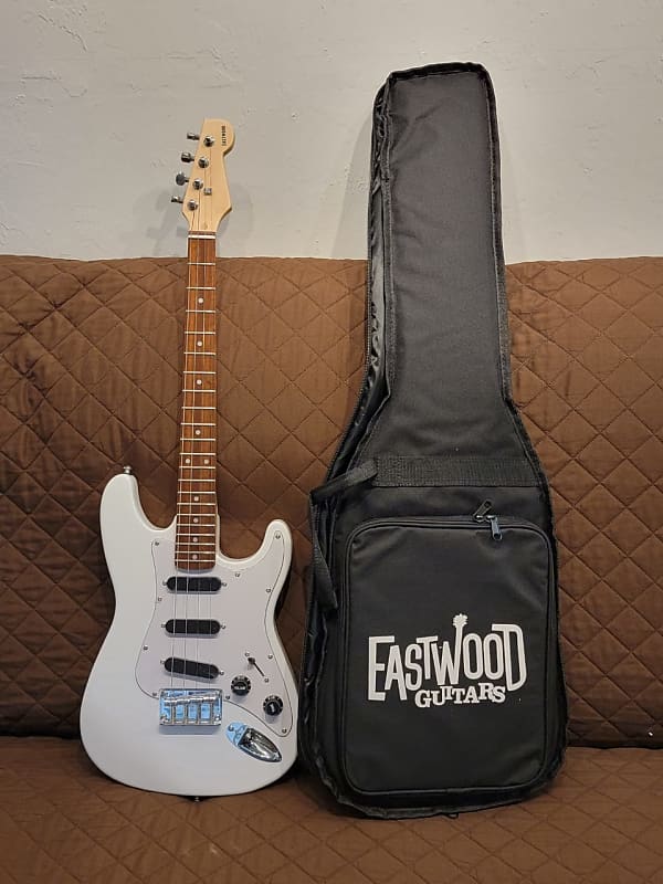 Eastwood MODEL S Solid Alder Body Bolt-on Maple Neck 4-String Tenor Electric Guitar w/Gig Bag image 1