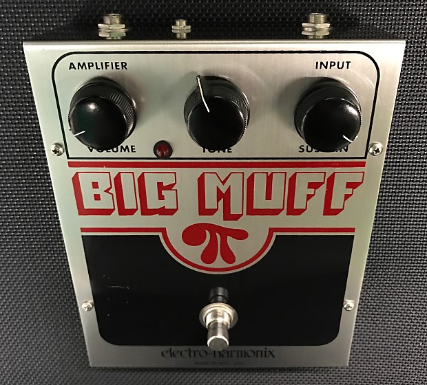 Electro-Harmonix Big Muff Pi with Original Wooden Box | Reverb