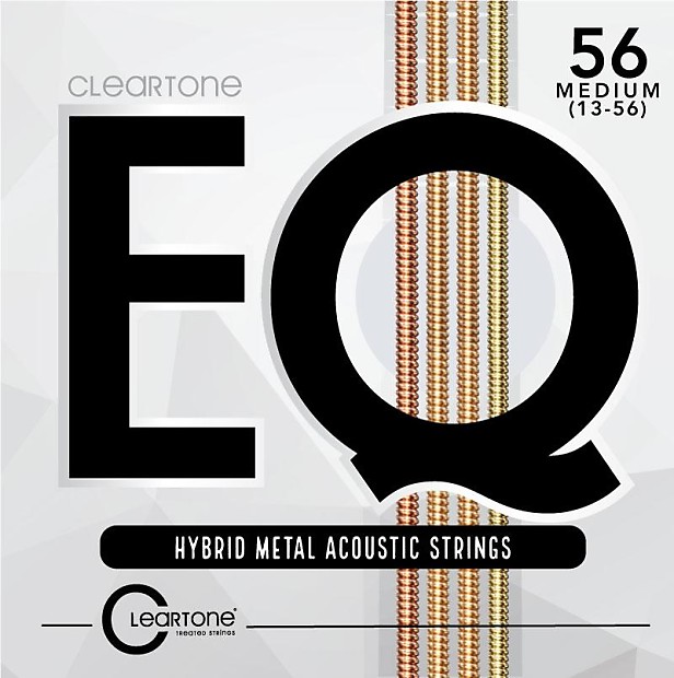 Cleartone 7813 EQ Hybrid Metal Acoustic Guitar Strings - Medium (13-56) image 1