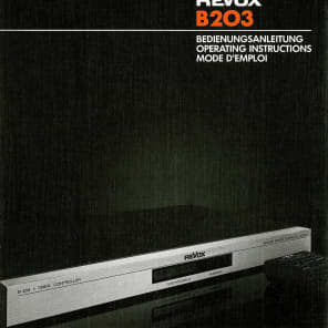 Revox B203 Timer/Controller image 8