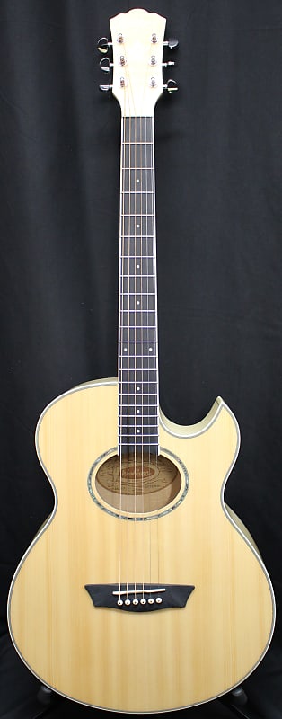 Washburn Festival EA20 Mini Jumbo Acoustic-Electric Guitar | Reverb