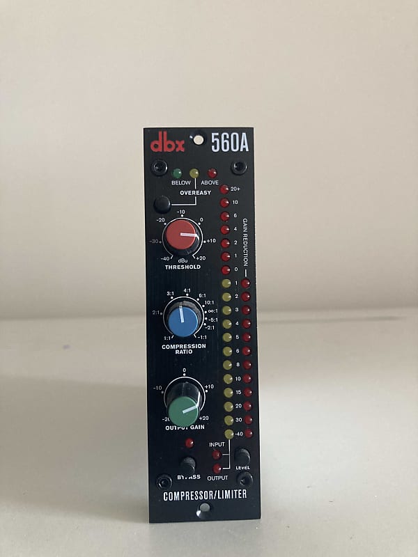 dbx 560A 500 Series Compressor / Limiter Module 2010s - Black image 1