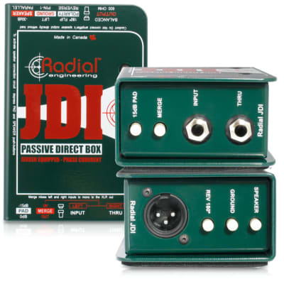 RADIAL JDI passive direct box for live concert touring and professional studio recording applications image 3